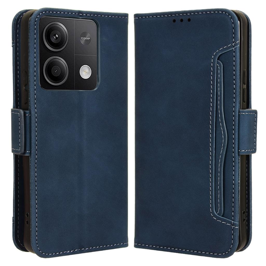 For Xiaomi Redmi Note 13 5G Case Slim-Fit PU Leather Phone Stand Cover Wallet