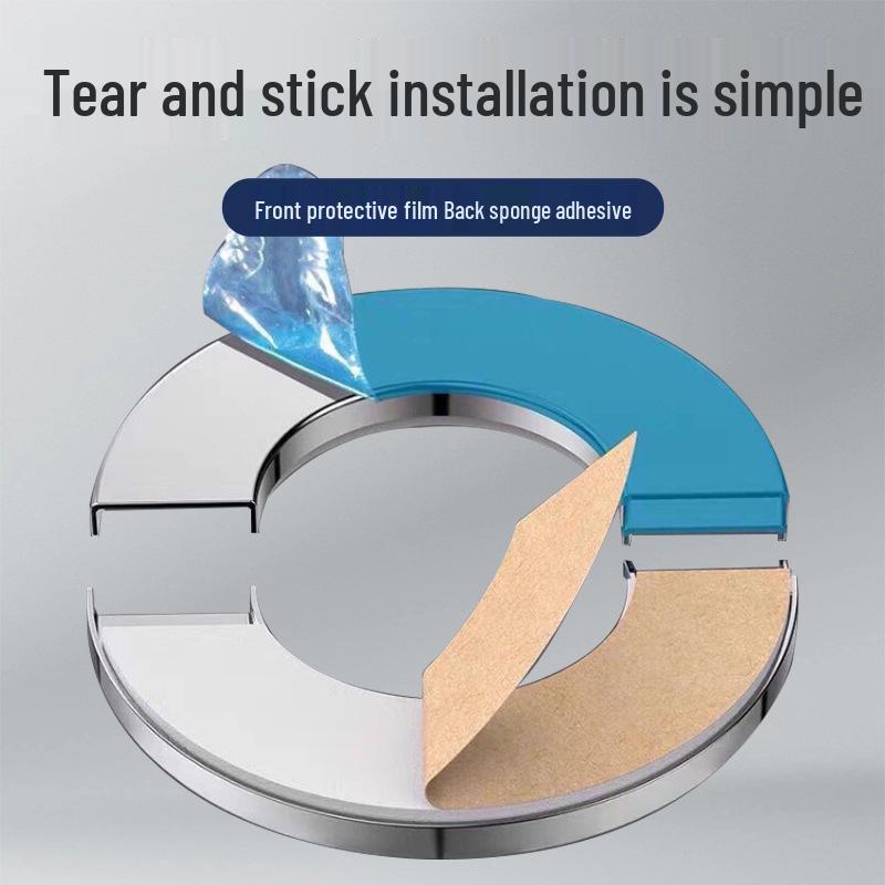 Stainless Steel Detachable Decorative Cover for Pipes