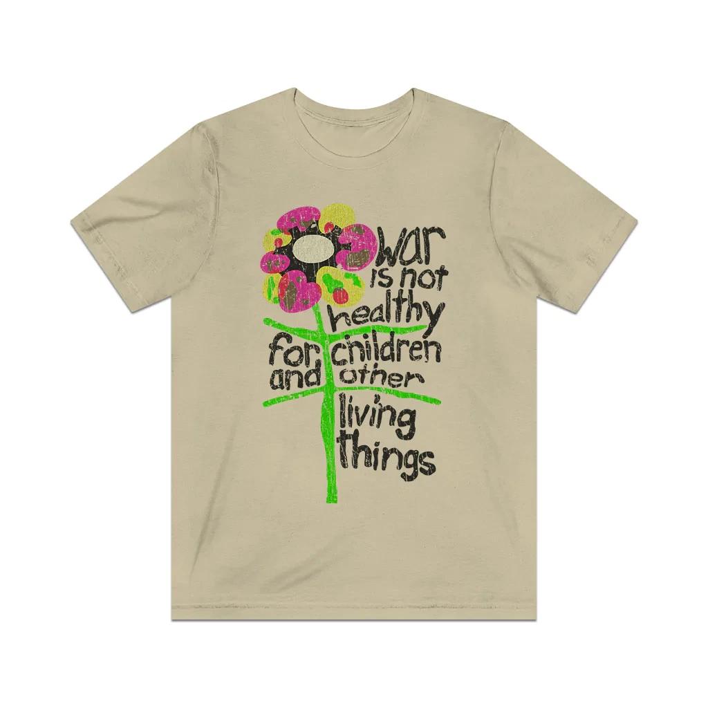 

War Is Not Healthy 1967 Vintage Men s T shirt S