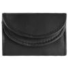 Miniature Coin Purse - EXCELLANC - Unique Model - Sheepskin - Black - Horizontal Format