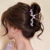 Simple Temperament, Jelly Love, Grab Clip Design, Large Shark Clip, Elegant Back Head Hairpin, Hair Accessories