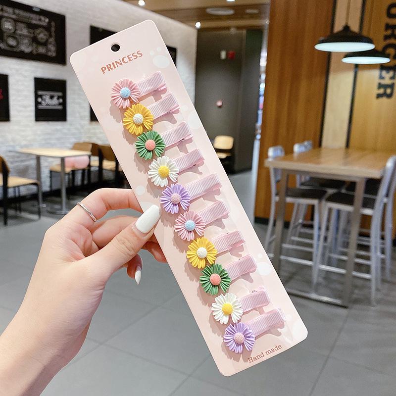 Barrette bec de canard dessin animé pour enfants - Été 2021 Épingle à cheveux en résine plastique pour filles