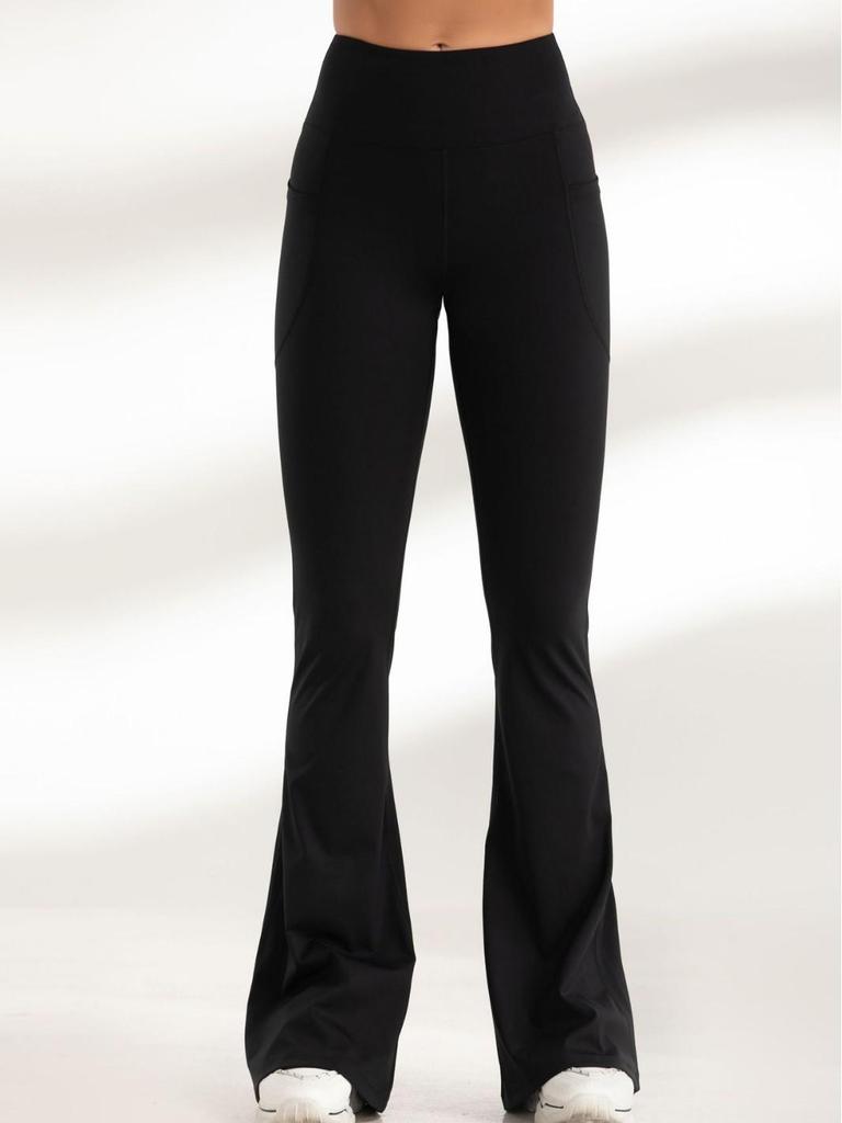 High Waist Seamless Bell Bottom Yoga Pants - Nude Feel, Butt Lifting, Quick Dry, Fitness Wear