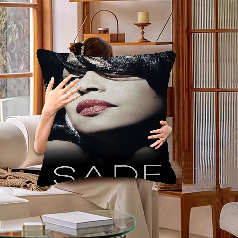 Singer Sade Office Cushion Pillowcase Car Cushion Cover45X45Cm Lumbar Pillowcase Sofa Pillowcover