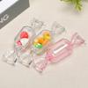 10PCS Candy Shape Pill Box Mini Portable Storage Box Transparent Drug Container Drug Box Tablets Storage Sealed Can For Outdoor