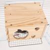 Maison d'oiseau en bois Chaleur hivernale Nid pour perruches Accessoires de cage pour Conure Perruches Perroquet Fournitures pour oiseaux