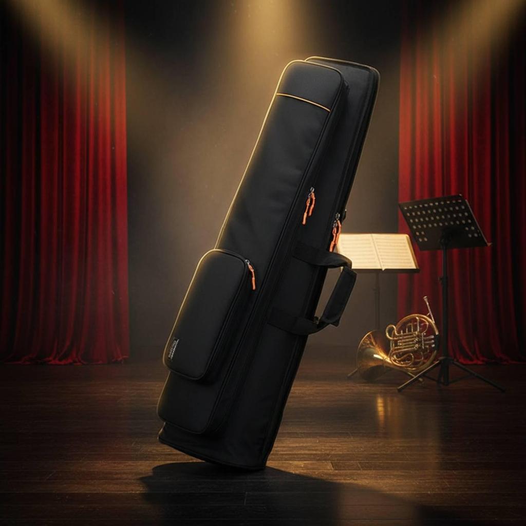 Padded Brass Instrument Gig Bag Multiple Pockets