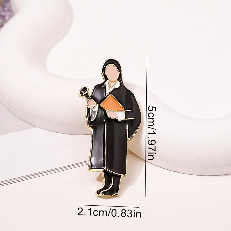 1 Stück Stoffzubehör Festivals Lehrer Krankenschwestern Polizist Geschenke für Freunde in verschiedenen Berufen Unisex