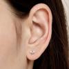 [Worn by Taeyeon and Jo Hye-ju] [Sv925] Sweet Mini Ribbon Earrings