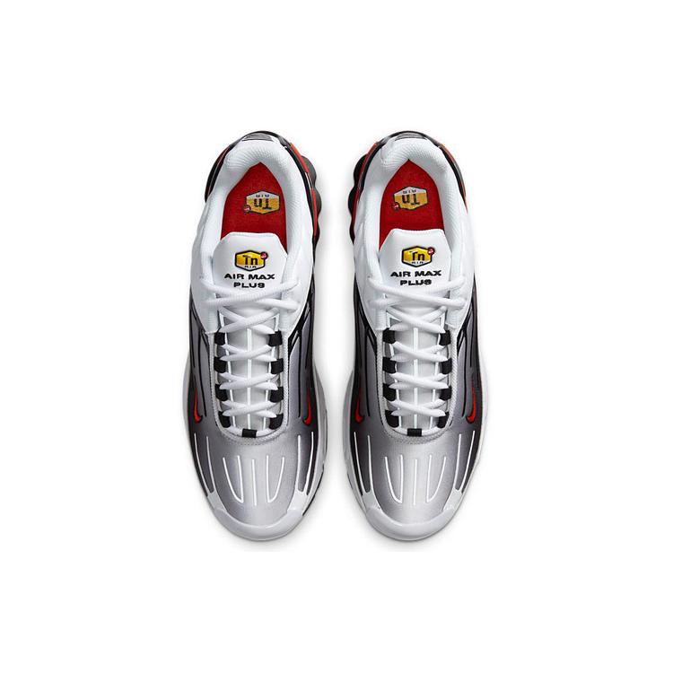 Nové Nike Air Max Plus 3 Bílé Černé Týmově oranžové