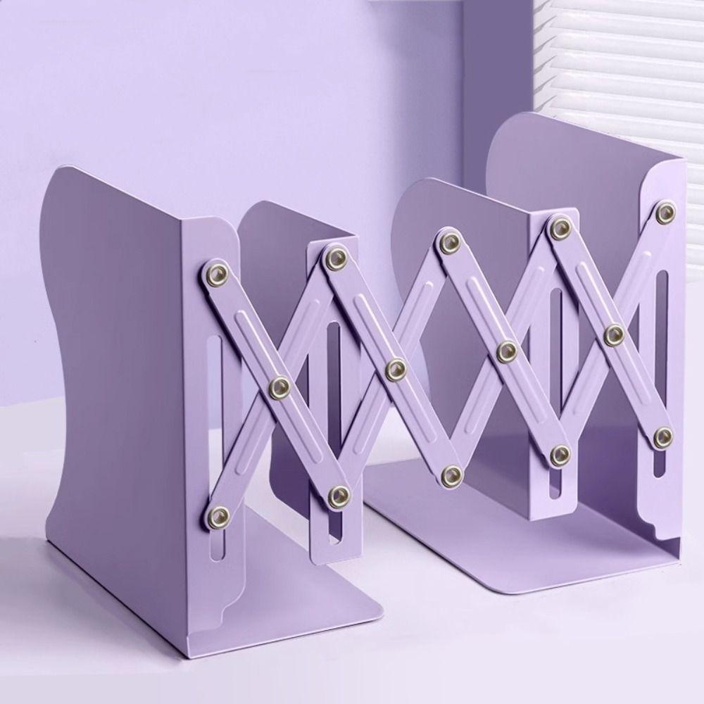 Foldable Display Bookshelf Retractable Bookstand Multifunction File Sorter Rack  Book Holder