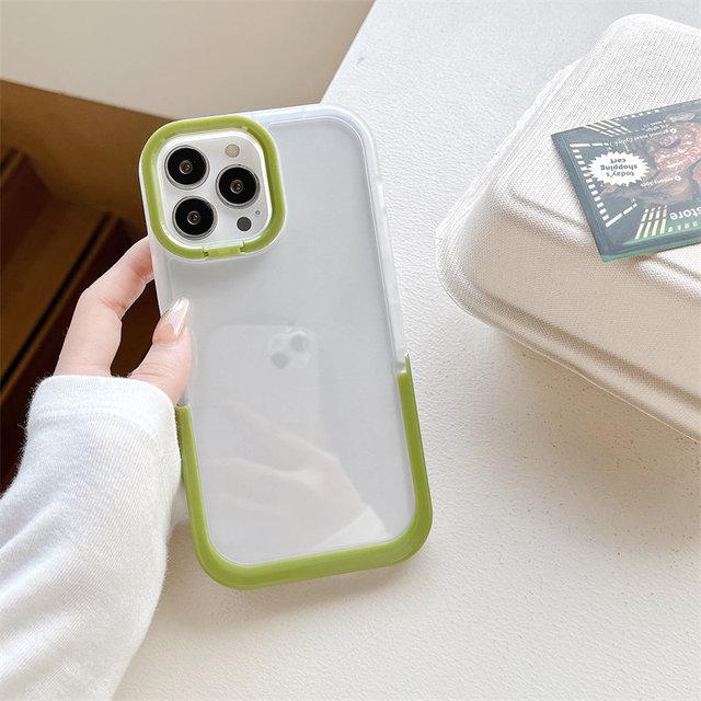 

Противоударный прозрачный чехол-подставка для телефона Iphone 14 Pro Max 13 12 11 Pro Max 14 Plus, защита объектива, силиконовый бампер, задняя крышка For iPhone 13Pro