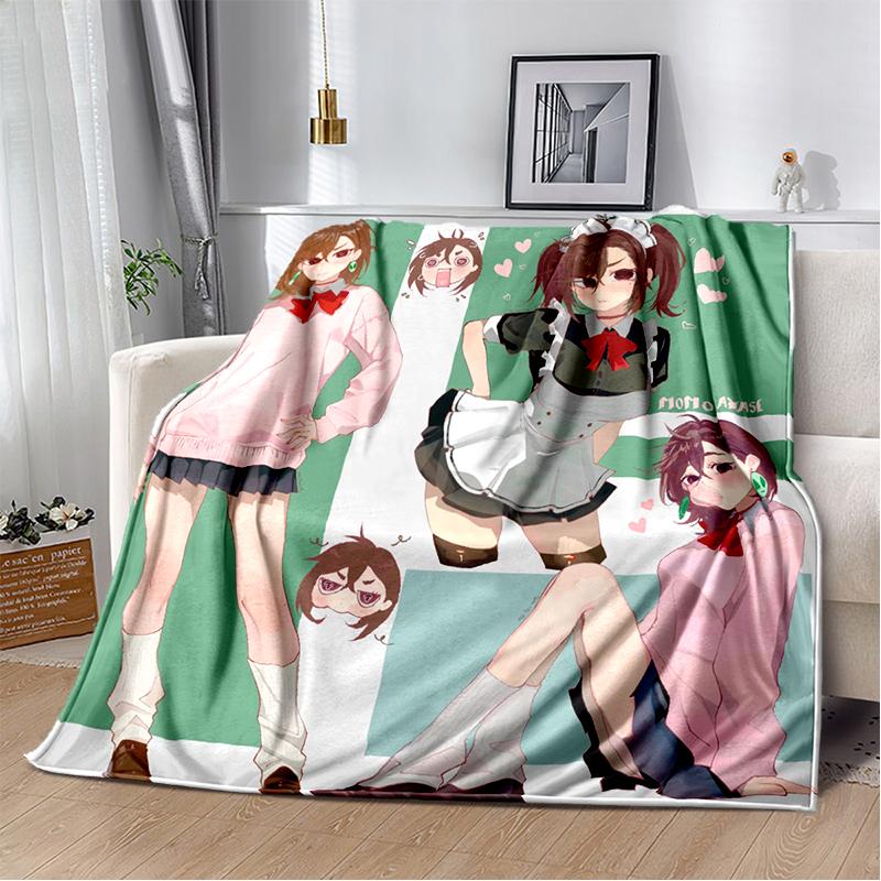3D DAN DA DAN Anime Cartoon Blanket,Soft Throw Blanket for Home Bedroom Bed Sofa Picnic Travel Office Cover Kids Gift