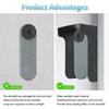 Ring Faceplate For Doorbell Metal Ring Doorbell Cover Plate Waterproof And Weatherproof Precise Anti Glare Ring Doorbell Cover