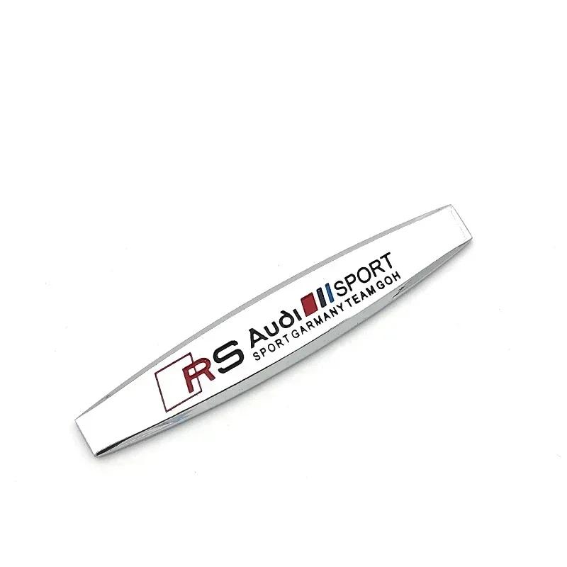 Car Fender Trunk Emblem Badge Stickers Accessories For hot Sline A3 A1 A4 B8 B7 A6 C7 A5 A7 A8 B9 B6 C6 Q2 Q3 Q5 Q7 Q8 TT S3 S4