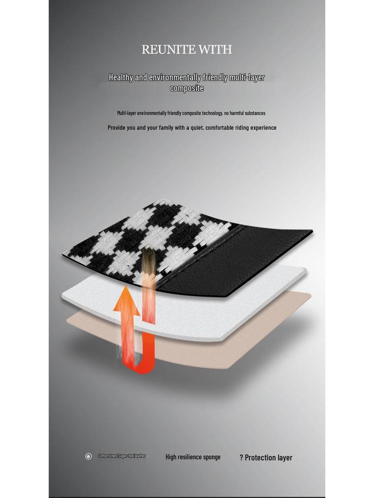 Tucson L Linen Full Surround Seat Cover - 2023 Model, Four Seasons Use