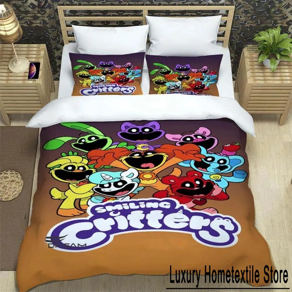 3D Cartoon S-smiling Critters Bedding Sets Exquisite Bed Supplies Set Duvet Cover Comforter Set Bedding Set Luxury Birthday Gift