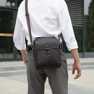 Men's Single Shoulder Crossbody Bag Small Multifunctional Leisure Backpack Business Backpack New