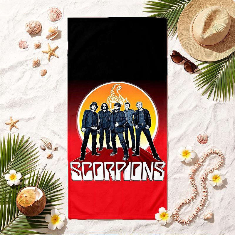 Scorpion Soft Beach Towel Stylish Beach Pool Towel for Summer Seaside Vacation Travel