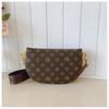 2025 Women's Versatile Chest Bag: Trendy Color Block Crossbody with Chain
