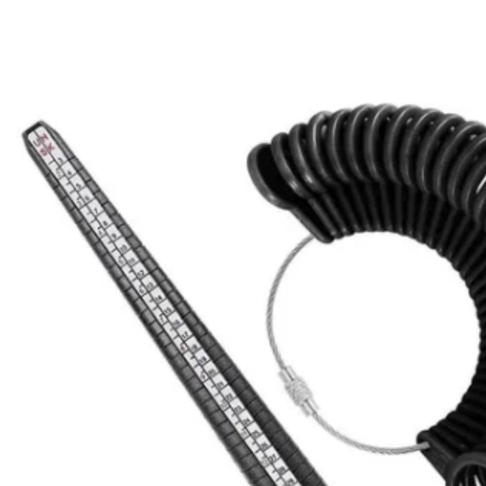 3 Stück US-Größe Ringmaßwerkzeug Klare Skala Fingermaß Wiederverwendbares Ringgrößenmesswerkzeug Ringgrößenbestimmung