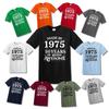 MADE IN 1975 50TH BIRTHDAY YEARS OF BEING | FUNNY | Men's | T-Shirt Mens Womens Tees Top | TOP TEE