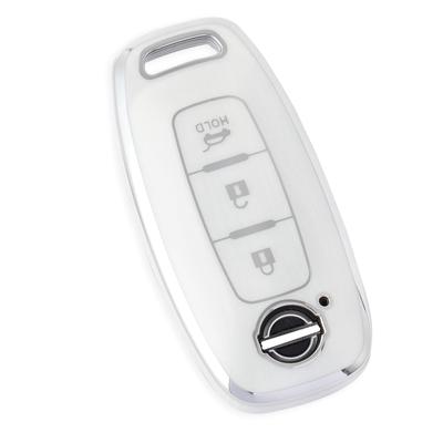 ZANEKO New X-Trail Key Case Fit Nissan Sakura Alia Key Cover (White)