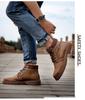 Men's High-Top Anti-Smash, Anti-Puncture, Non-Slip, Water-Repellent Work Boots for Outdoor, Wear-Resistant and Comfortable for Long-Standing.