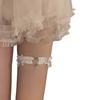 Bow Love Bell Leg Ring Female Punk Lace Thigh Jewelry Neck Strap Collar Collarbone Chain Accessory Leg Chain