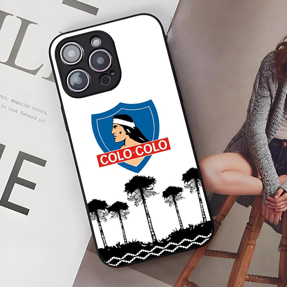 

New Club Social Y Deportivo Colo Phone Case for Iphone 16 15 14 12 11 13 Pro Max Mini X Xr Xs Se 8 Puls glass Cover iPhone13 ProMax