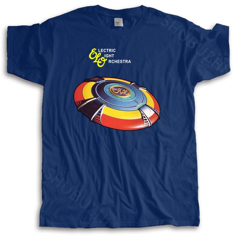 

summer tshirt men brand teeshirt ELECTRIC LIGHT ORCHESTRA TShirt ELO Short Sleeves Cotton T Shirt cotton tshirt for boys S