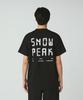 Snow Peak Jikaro Firering Table T-Shirt TS-25AU004 Short Sleeve T-Shirt for Men and Women, Black, Size L