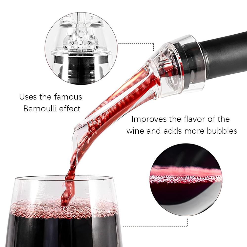 AIKARO gura de turnare aerator de vin cu tirbușon