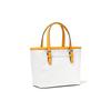 Michael Kors Mk Jet Set Monogram Logo Pendant Commuter Leather Tote Bag Shopping Handbag Shoulder Crossbody Mini Women Tote 35T9STVT0B-CITRUS-MULTI