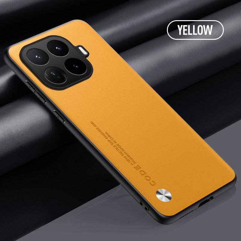 Custodia EUCAGR di Lusso in Pelle PU per Xiaomi 17T Pro Cover Posteriore Custodia per Telefono in Silicone a Protezione Totale per Xiaomi 17TPro