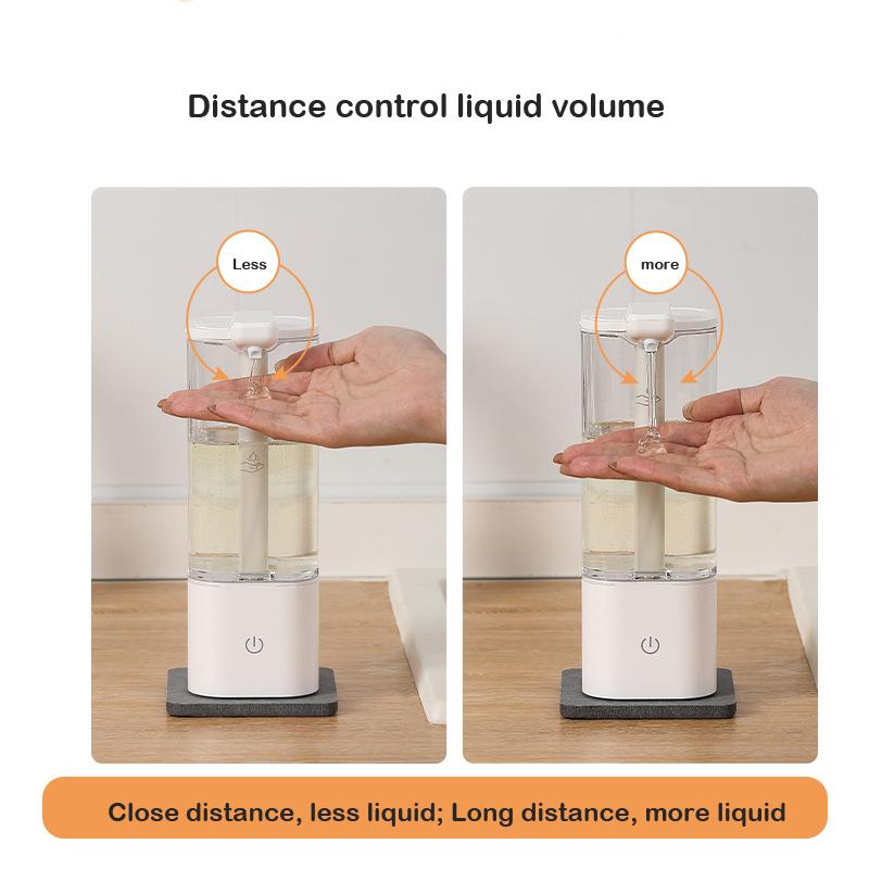 Hand Free 500ml Automatic Soap Dispenser Touchless Sanitizer Dispenser Smart Sensor Liquid Soap Dispenser for Kitchen Bathroom