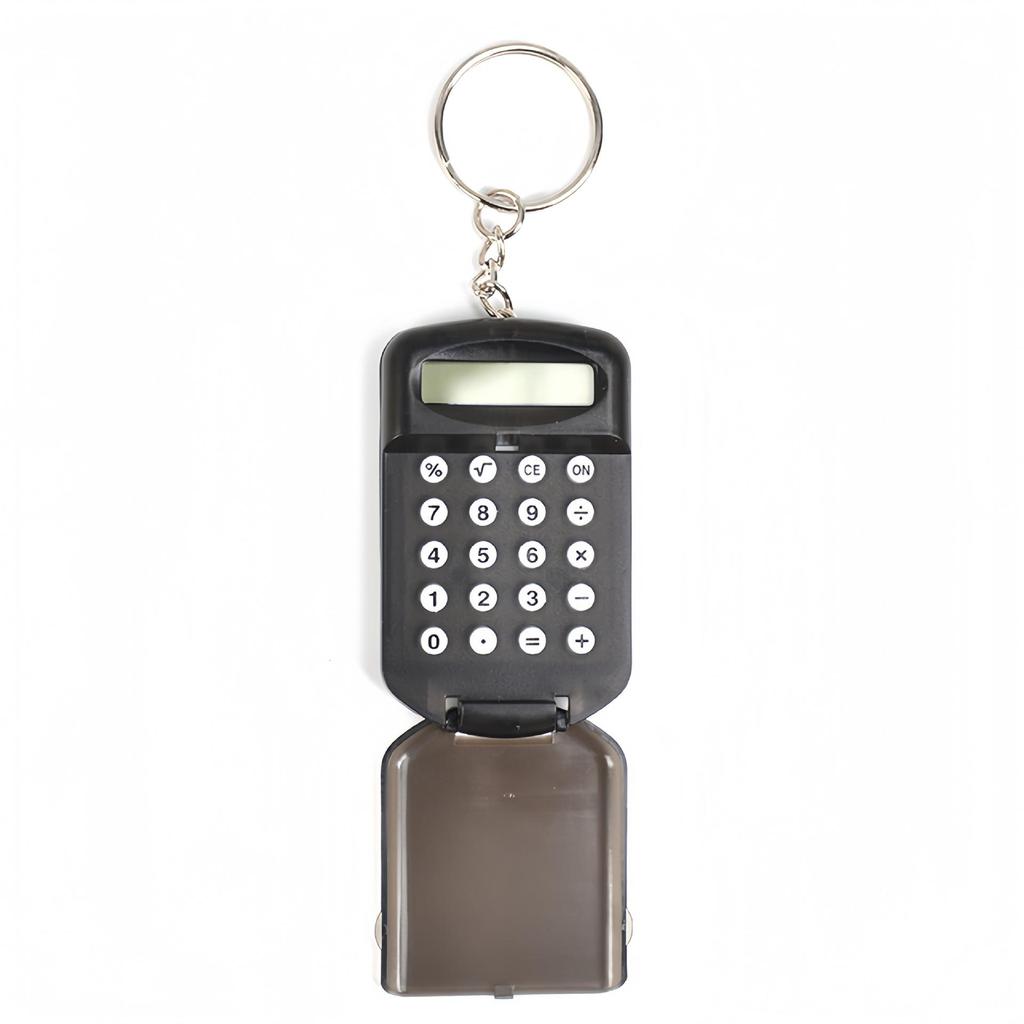 Mini Transparent Flip Keychain Calculator for Students
