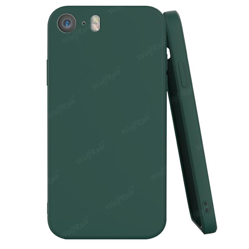 For Cover iPhone 5 Case For Apple iPhone 5 5S SE 2016 Capa New Liquid Silicone Phone Bumper TPU Soft Cover For iPhone 5 Fundas