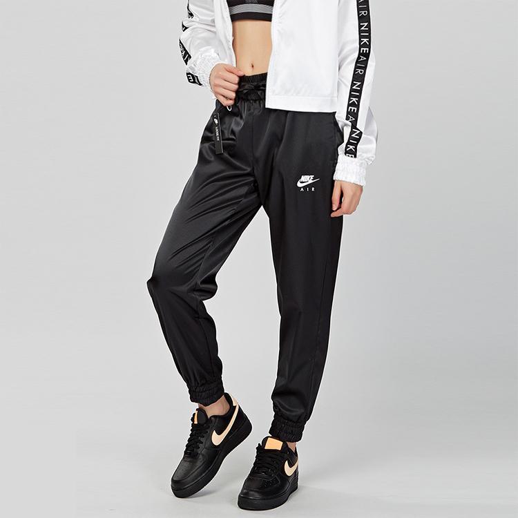 Nike Air Satin Joggers Women Bottoms Black BV4782-010