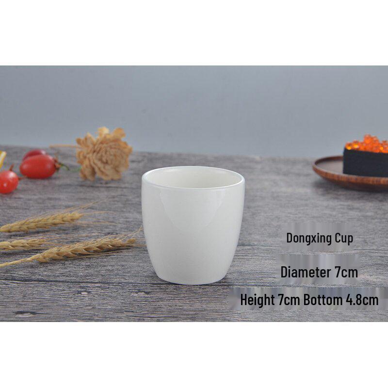 Ren Vit Keramisk Te kopp