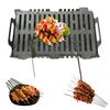 Slot Grill Collapsible BBQ Grill Tool-Free Setup Portable Camping Grills