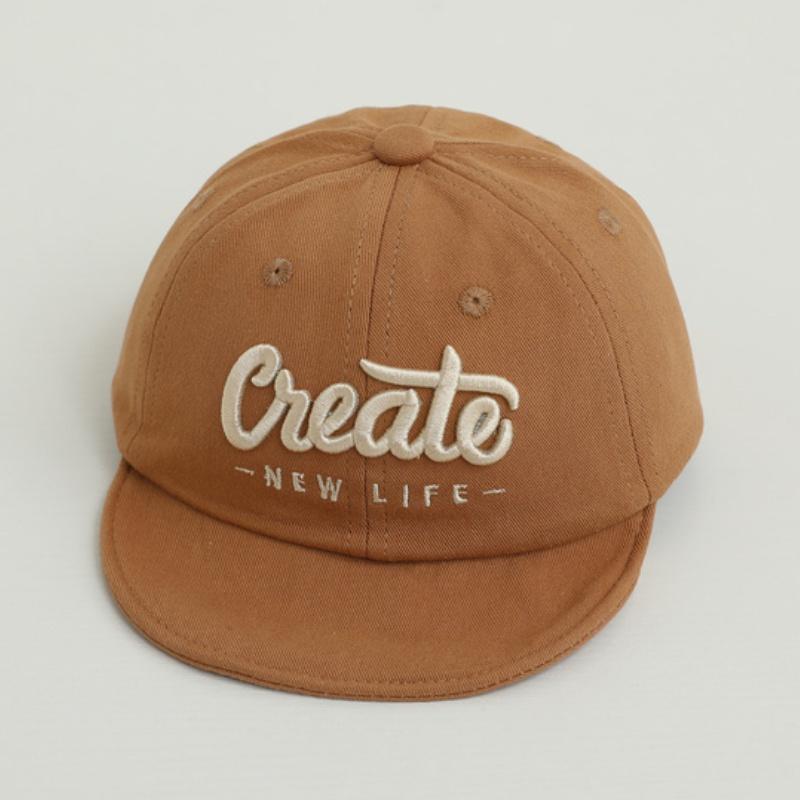Baby Peaked Cap Baseball Hat Embroidered Letters Soft Brimmed Sunhat Kids Hat