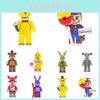 Adorable Five Nights At Freddy's Midnight Bear Assembled Toys With Puzzle Features