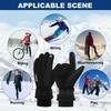 Winter Warm Gloves for Men Women Touchscreen Gloves Cold Weather Windproof Thermal Snow Gloves for Running Cycling Skiing Working