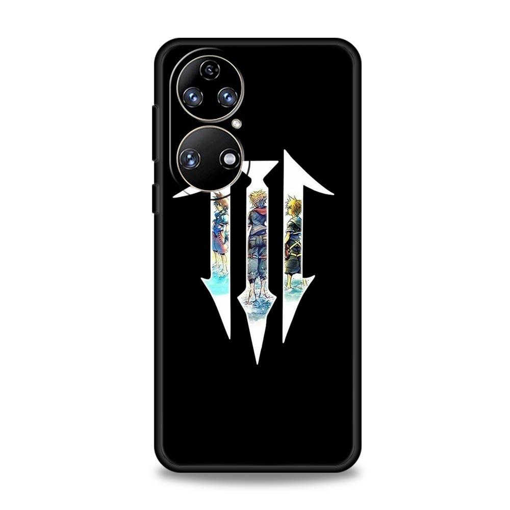 

Kingdom Hearts Anime Phone Case For Huawei P50 P30 Pro P20 P40 Lite E P Smart Z Y9 Y7 Y6 2019 Y6p Y9s Y7a Silicone Black Cover Huawei Y7a