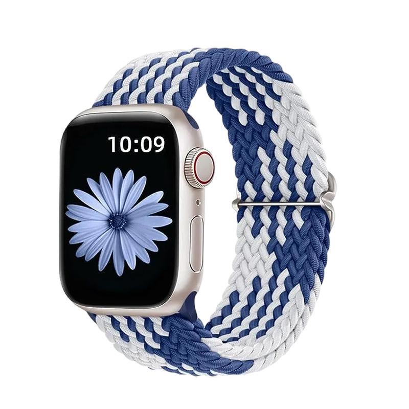 Nylon Woven Apple Watch Band for Apple Watch S9/8/7/SE/6/5/4/3