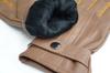 Leather Gloves Gusset Suede Brushed Lining Engraved Metal Fittings Belt Included Leather Gloves Case Included 24cm [El Homme] Men's Brown/Camel