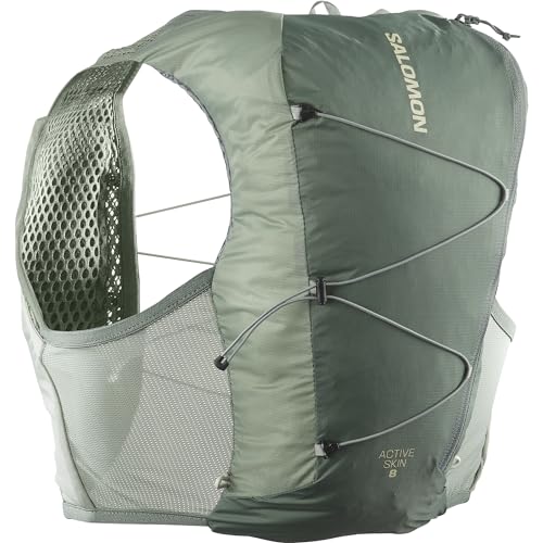 SALOMON Hydration Vest Rucksack Backpack ACT SKIN 8 NO FLASKS Unisex Laurel Wreath/Lily Pad/ALOE WASH M