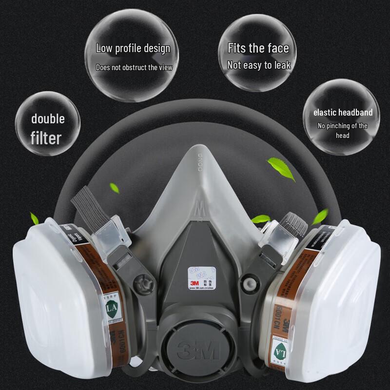3M 6200 Series Half-Face Respirator Kit