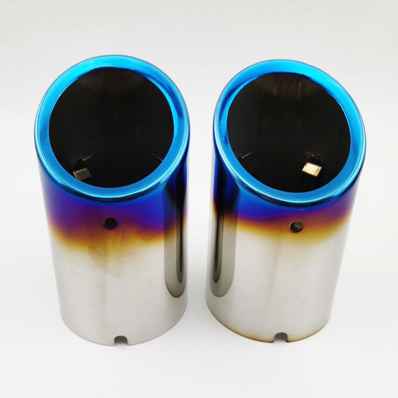 accessoir de exhaust muffler end pipe protector tail decorative tip sus#304 stainless steel auto parts For Mercedes Benz C180K